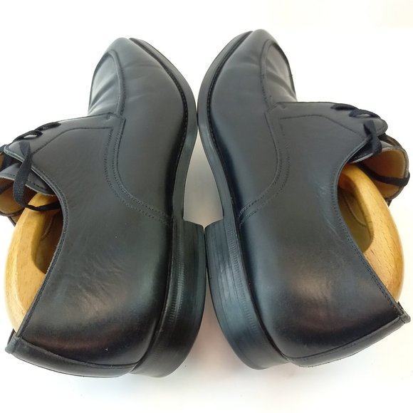 Magnanni Black Leather Men Dress Shoes (7.5 US) - Picture 7 of 13